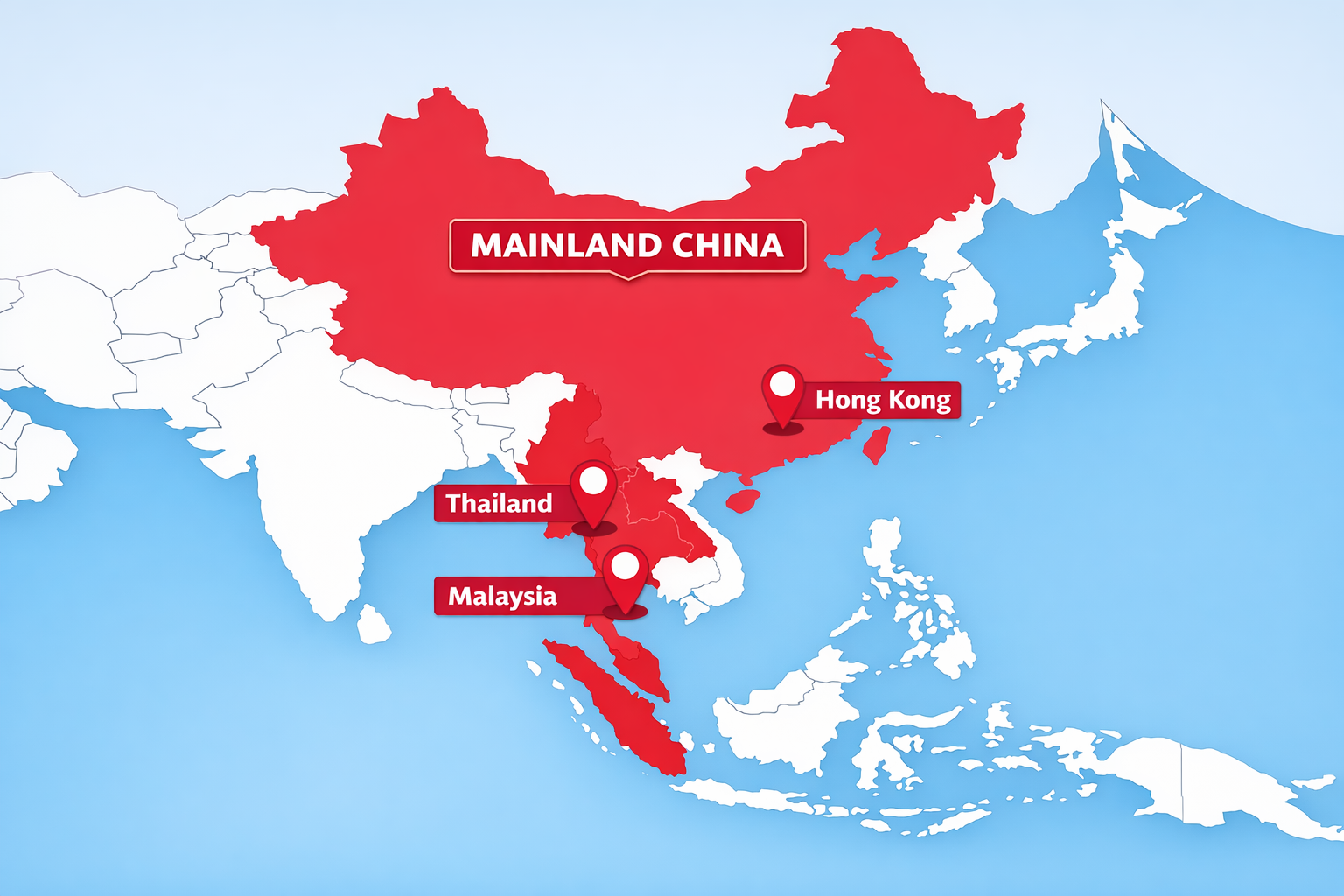 AIA Regional Health Passport Map